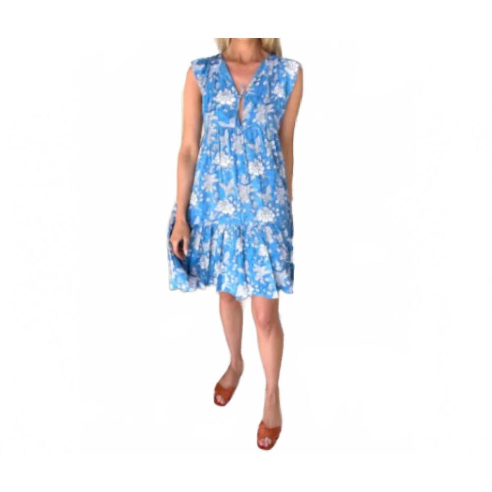 NEW EMERSON FRY angel mini dress in peace sky blue